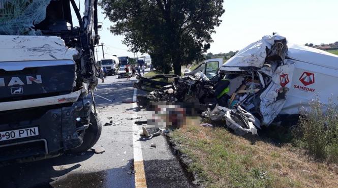 accident mortal pe dn7 la intrarea in localitatea sambateni