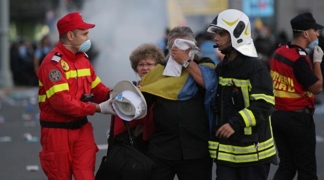 spitalul universitar 19 participanti la miting au necesitat ingrijiri unul a fost supus unei interventii chirurgicale