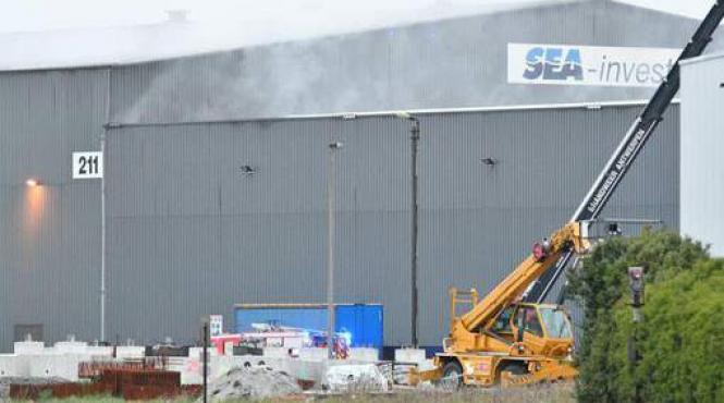 un fum deosebit de toxic a cuprins unul dintre cele mai mari porturi din europa