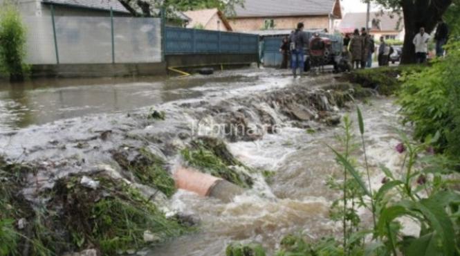 20 de gospodarii au fost inundate in sibiu si comuna selimbar