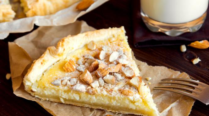 reteta zilei tarta cu branza portocale si migdale