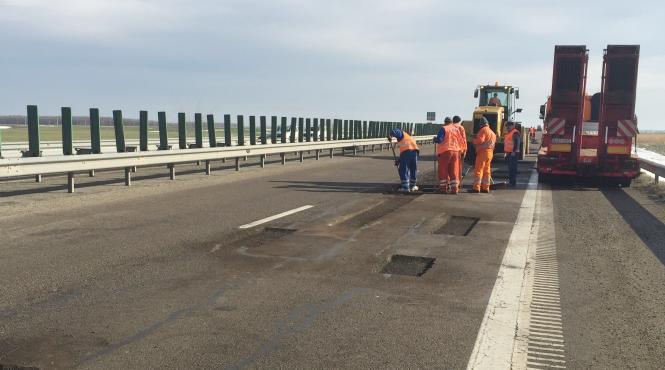 trafic restrictionat pe a2 din cauza unor lucrari