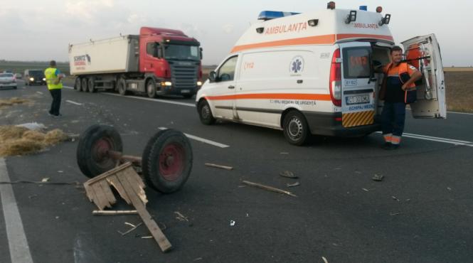 tragedie in vrancea un barbat si a pierdut viata dupa ce caruta in care se afla a fost lovita de un sofer care a intrat pe contrasens