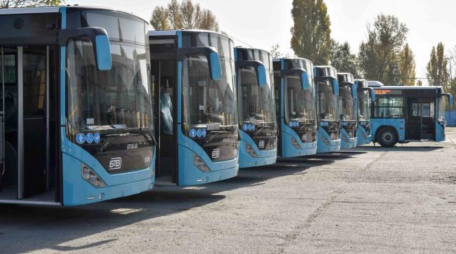 primaria capitalei au fost livrate primele 20 de autobuze noi