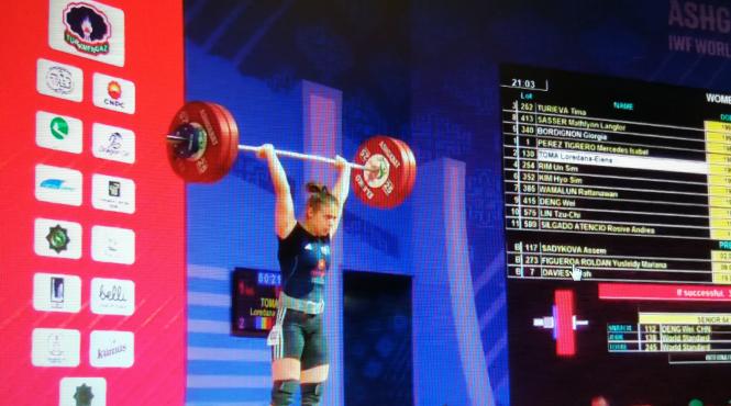 haltere loredana toma medaliata cu argint la campionatele mondiale de la asgabat