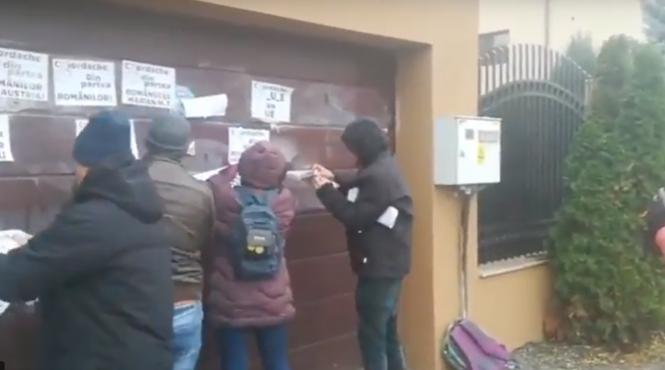 locuinta unui parlamentar vandalizata