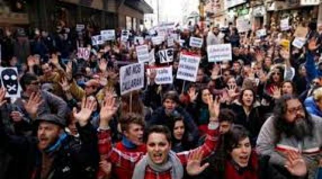 atentie pe unde calatoriti greve si manifestatii in spania