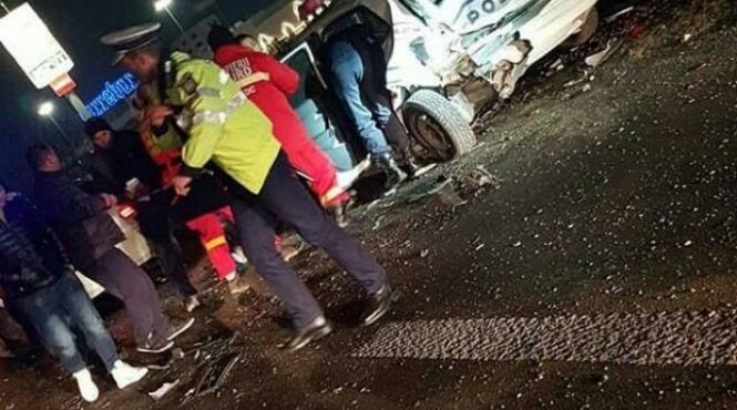 accident teribil pe a1 un politist a fost spulberat de un mercedes intrat pe banda de urgenta cu viteza