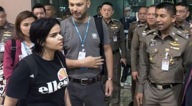 tanara din arabia saudita care a fugit de familie in bangkok a primit statut de refugiat