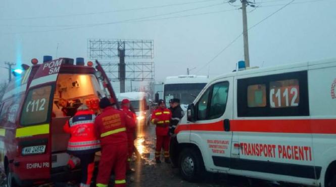 accident teribil de microbuz pe dn2e falticeni gura humorului doi morti si sapte raniti