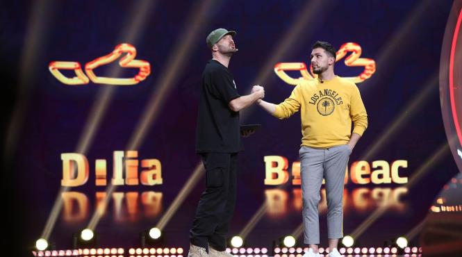 iumor lider detasat de audienta juratii uimiti de calitatile lui vasi borcan este omul care are nota 12 la autoironie