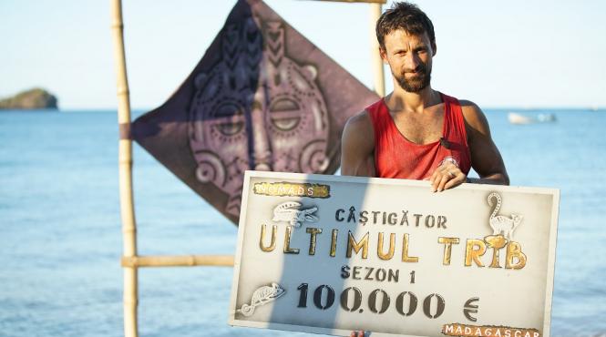 mircea zamfir este castigatorul trofeului ultimul trib si al marelui premiu in valoare de 100 000 de euro