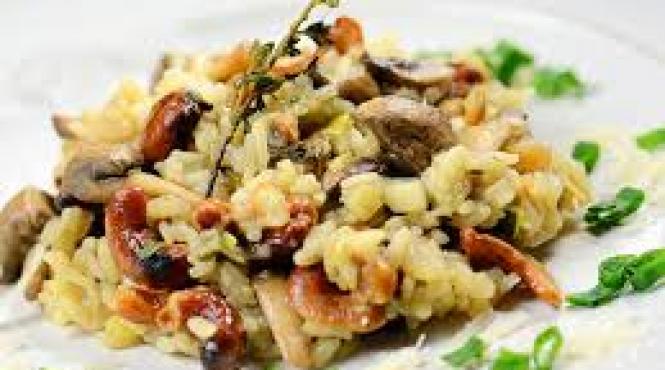 reteta zilei rizotto cu ciuperci