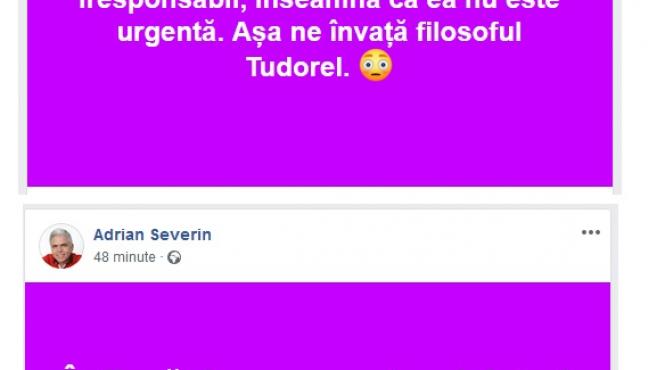 razboi pe facebook intre tudorel toader si adrian severin