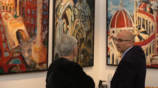 traditii romanesti reflectate in pictura si jazz lucian george pais nicolas simion la institutul cultural roman