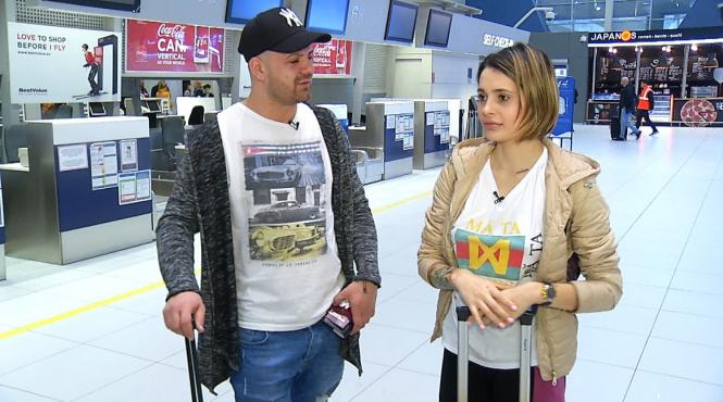 aurel si diana au starnit reactii puternice seara trecuta la sosirea pe insula iubirii