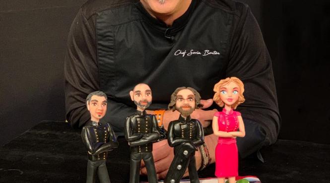 chefii bontea dumitrescu si scarlatescu surprinsi pe platourile de filmare de catre o fosta colega