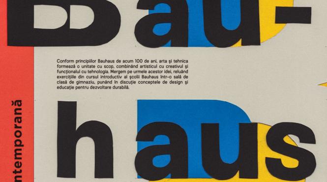 100 de ani de bauhaus elevi din targu ocna refac exercitiile originale ale celei mai influente scoli de arta arhitectura si design din secolul xx