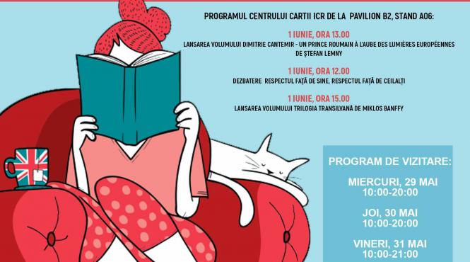 centrul cartii prezent cu doua lansari de carte si dezbateri la standul icr de la bookfest 2019