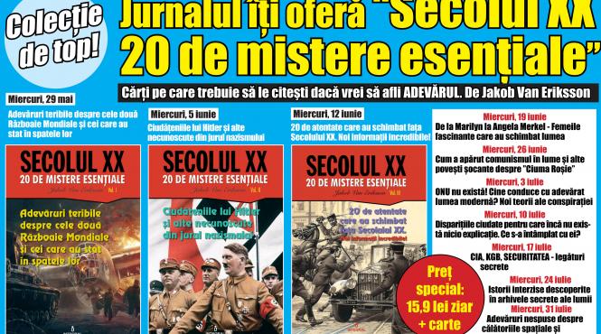jurnalul lanseaza miercuri colectia secolul xx 20 de mistere esentiale