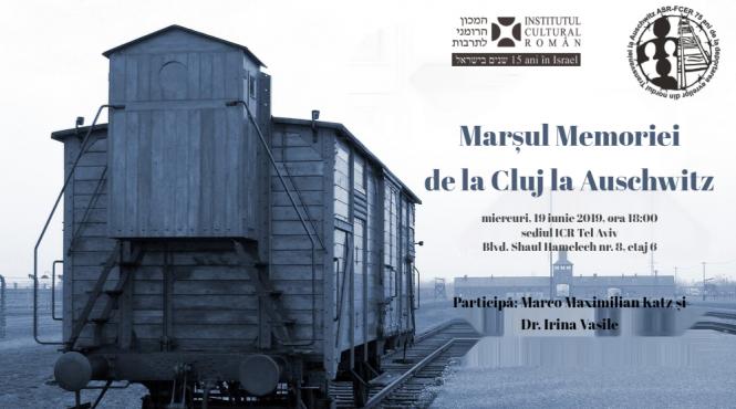 simpozion dedicat marsului memoriei de la cluj la auschwitz la sediul icr tel aviv
