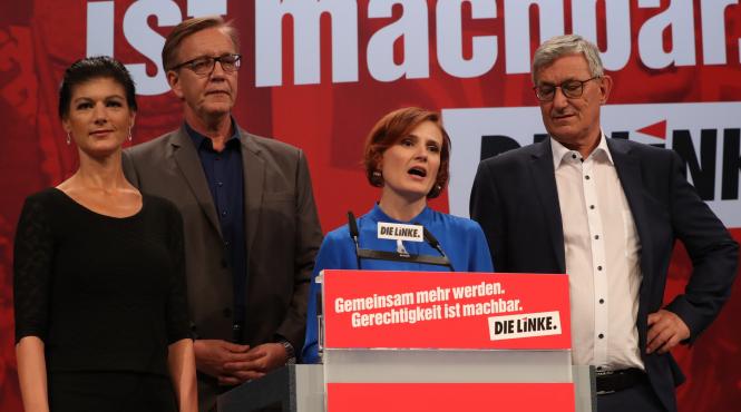 amenintare cu bomba la sediul formatiunii germane die linke