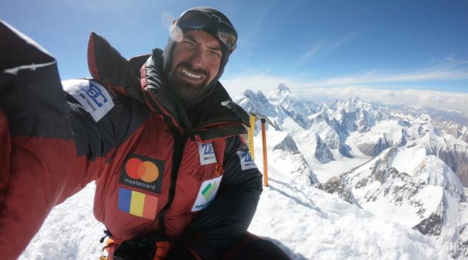 alex gavan a atins varful gasherbrum 2 8035m fara oxigen suplimentar