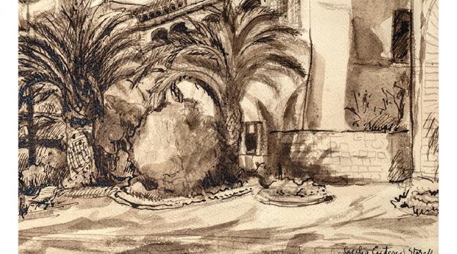 calatorie mediteraneeana inspirata de grafica de calatorie a pictoritei cecilia cutescu storck