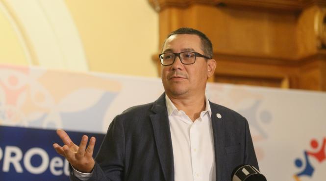 ponta pro romania va vota motiunea de cenzura daca premierul nu vine pana miercuri cu un guvern restructurat