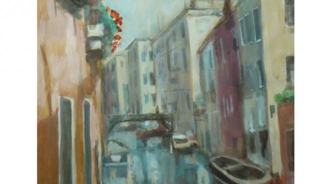 expozitia de pictura luminile venetiei luci di venezia a artistului vizual george paunescu