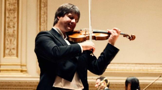 dirijorul christian badea si violonistul liviu prunaru in deschiderea stagiunii simfonice 2019 2020 a filarmonicii george enescu