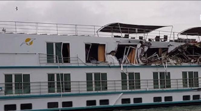 trei persoane au fost ranite in urma unui accident naval pe dunare