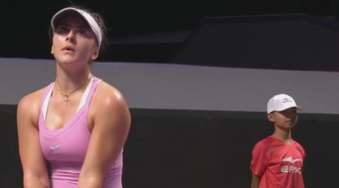 bianca andreescu a abandonat cu pliskova