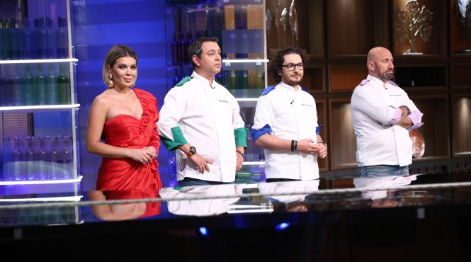 prima confruntare pe echipe chefi la cutite lider absolut de audienta primul concurent eliminat din echipa lui chef scarlatescu