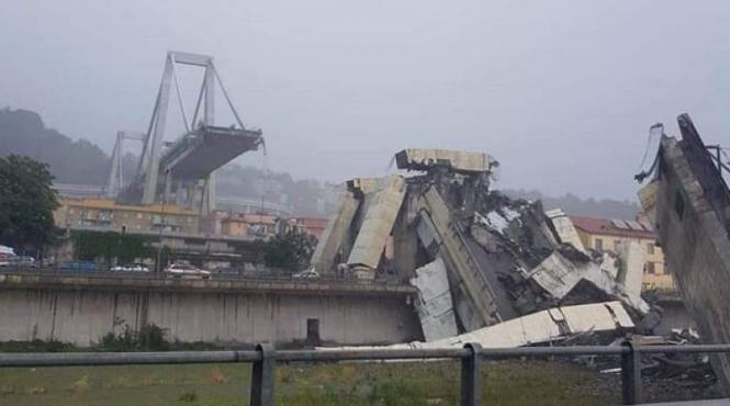 italia un pod rutier din apropierea orasului savona s a prabusit