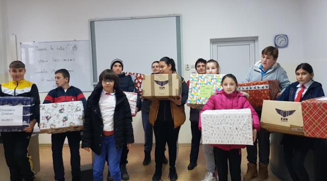 de craciun programul bucurie la cutie a ajuns la 650 de beneficiari