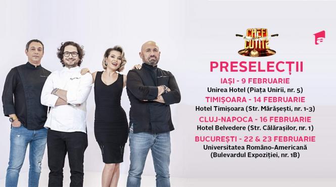 emisiunea chefi la cutite incepe preselectiile pentru sezonul 8
