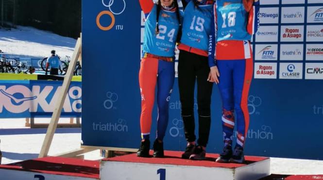 maria luiza rasina medaliata cu argint la under 23 la mondialele de winder triathlon din italia