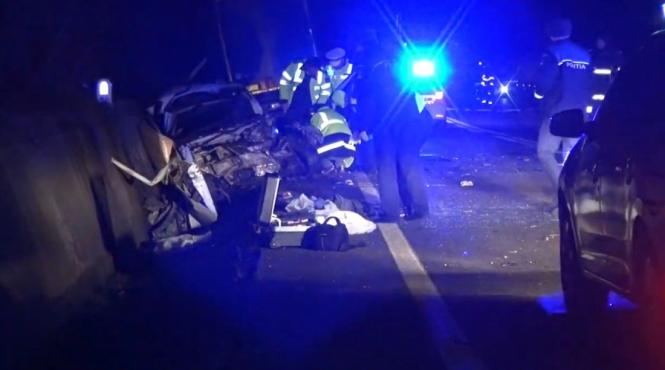 tragedie in olt un logan a fost strivit de un tir patru tineri au murit