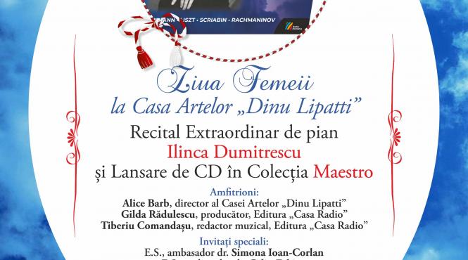 ziua internationala a femeii sarbatorita la casa artelor dinu lipatti