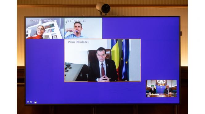 guvernul se reuneste in prima sedinta de la instituirea starii de urgenta