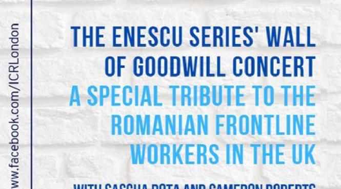 enescu si zid al bunavointei pentru romanii din prima linie in lupta cu covid 19 in marea britanie
