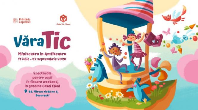 teatrul ion creanga organizeaza stagiunea estivala varatic miniteatru in amfiteatru