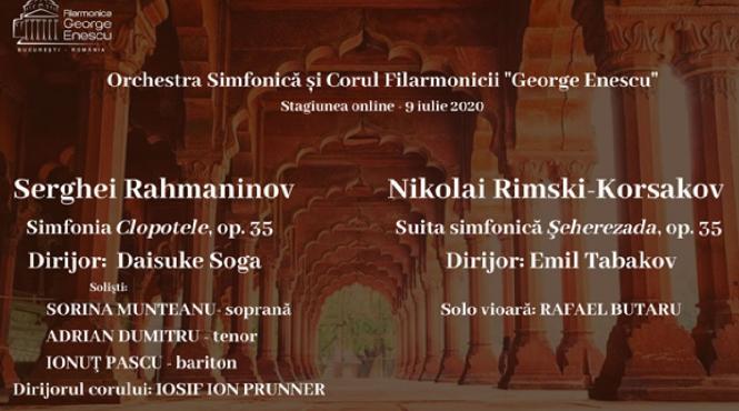 simfonia clopotele si suita seherazada in stagiunea online a filarmonicii george enescu