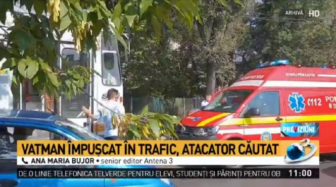 vatman impuscat in trafic de un sofer atacatorul este cautat