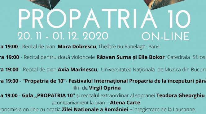 festivalul international propatria tinere talente romanesti editia a x a
