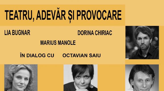 teatrul de comedie propune spectatorilor o conferinta dialog incitanta teatru adevar si provocare