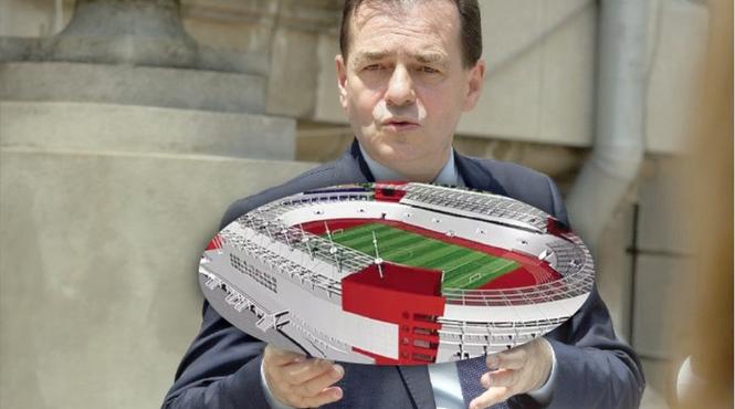 ludovic orban se lauda cu un stadion pe care nu l va construi niciodata