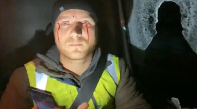 video activistul de mediu daniel bodnar atacat cu pietre de hotii de lemne