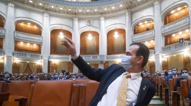 ludovic orban ales presedinte al camerei deputatilor la ora 2 noaptea